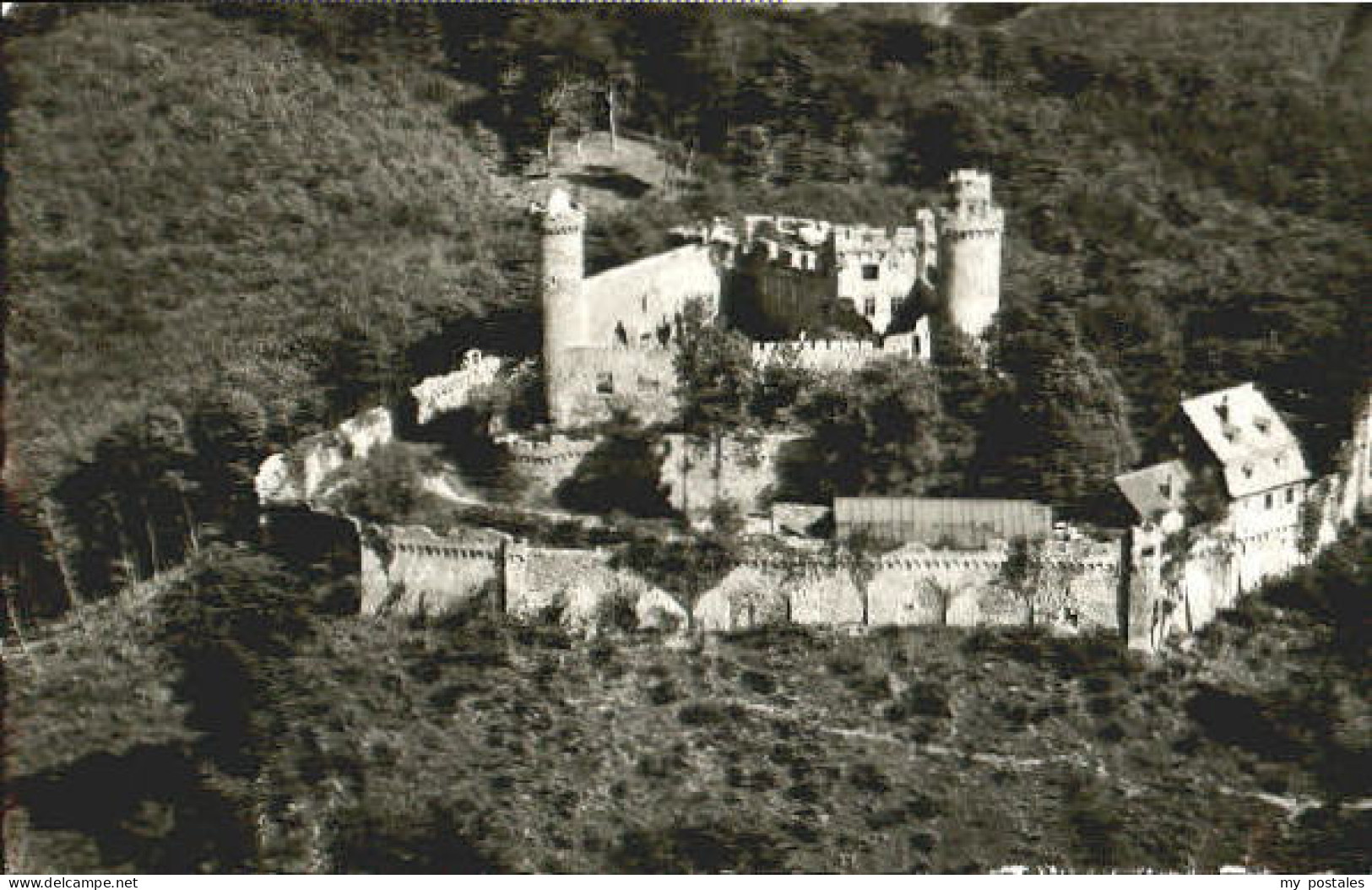 Bensheim Bergstrasse Bensheim Auerbach Schloss Fliegeraufnahme x 1963