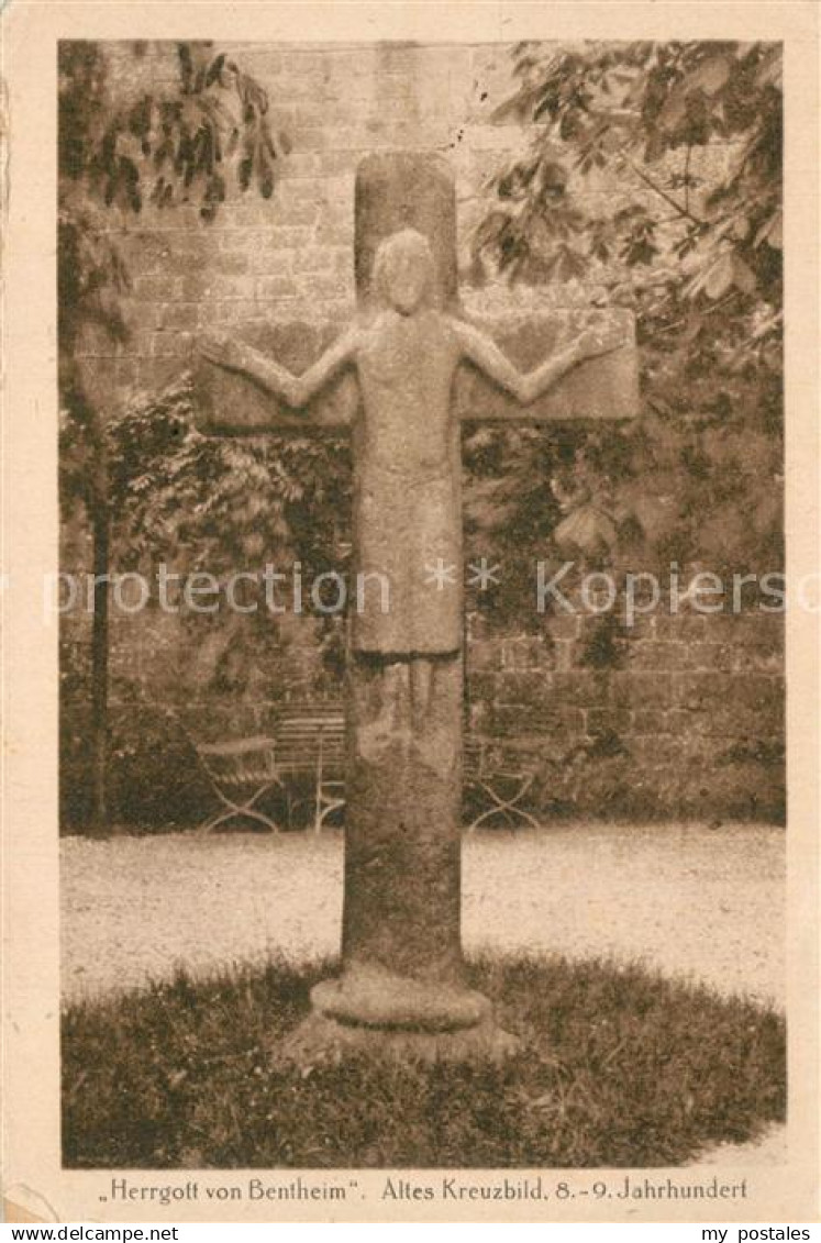 Bentheim Bad Herrgot von Bentheim Altes Kreuzbild 8.-9. Jhdt