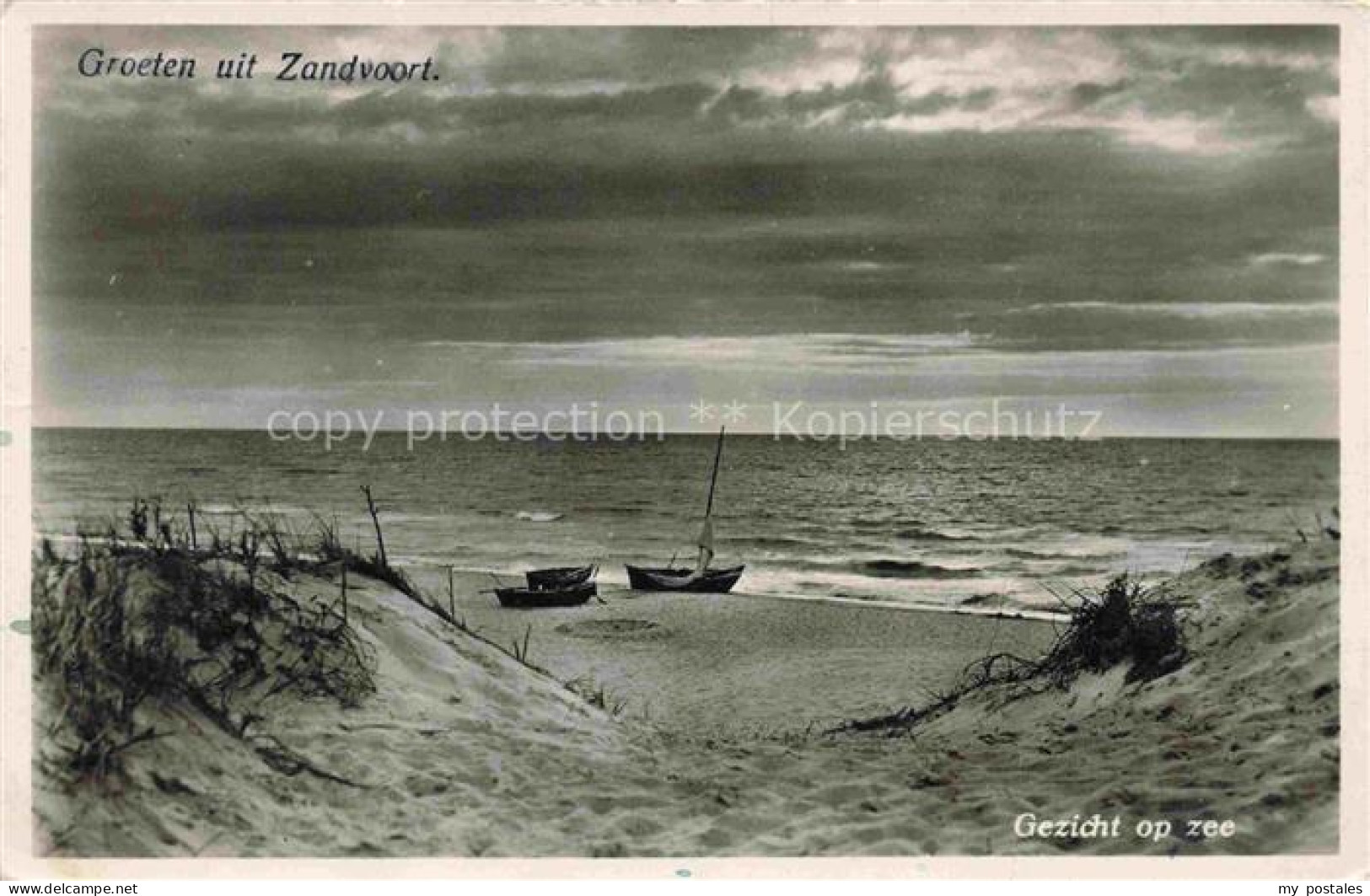 Bentveld Strand Duenen Meer Segelboote Nordsee Wellen