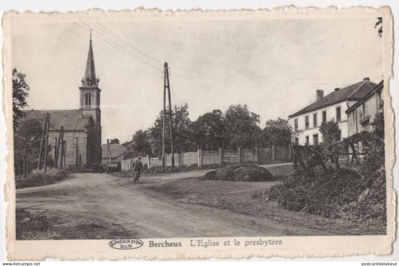 Bercheux - L'Eglise et le presbytère