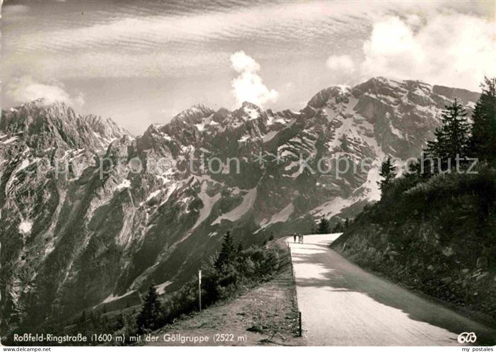 BERCHTESGADEN Bayern Rossfeld Ringstrasse mit Goellgruppe