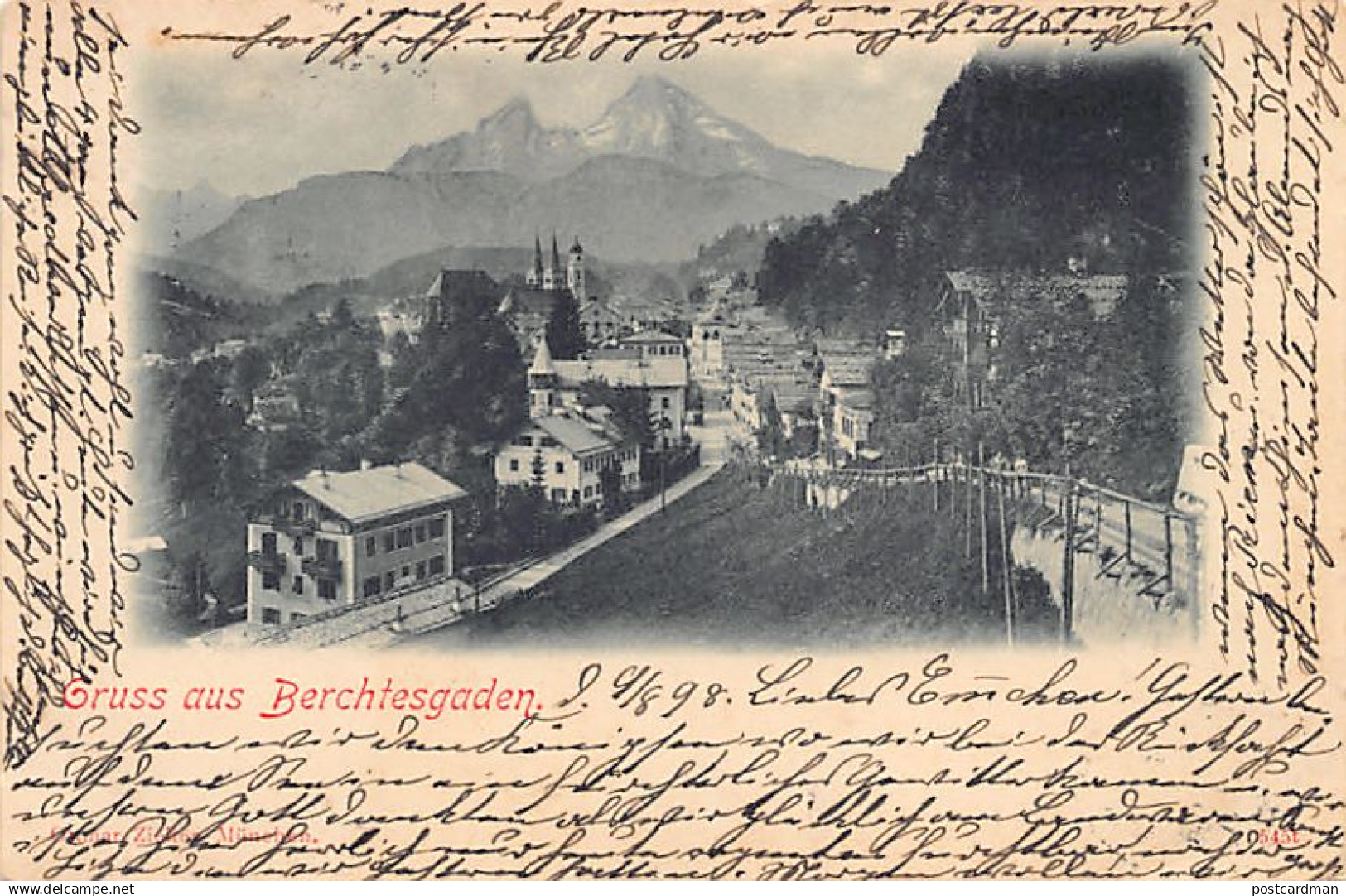 Berchtesgaden (BY) Gruss aus Berchtesgaden Ottmar Ziehen München