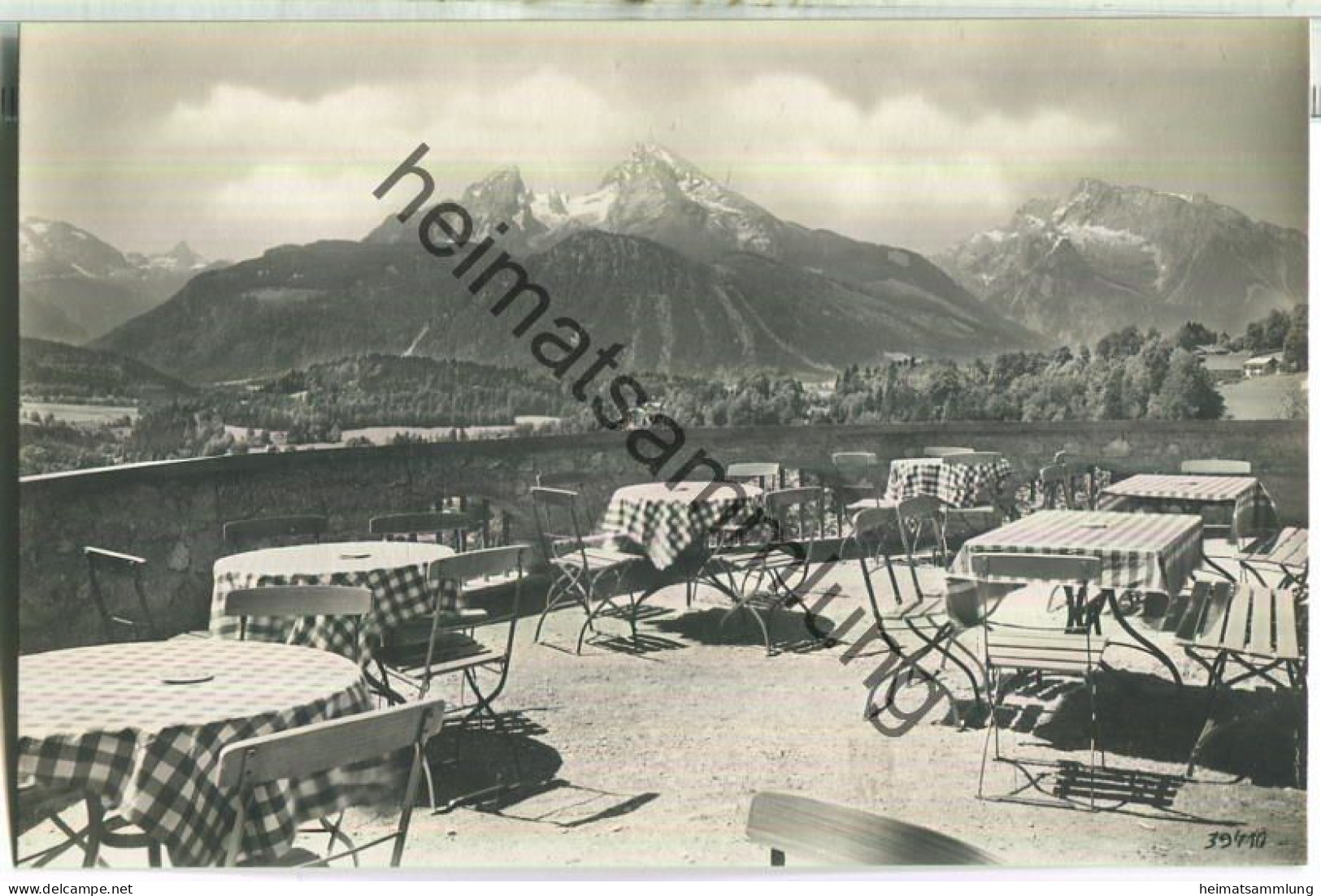 Berchtesgaden - Cafe Restaurant Lockstein - Verlag J. Schmid Berchtesgaden 30er Jahre