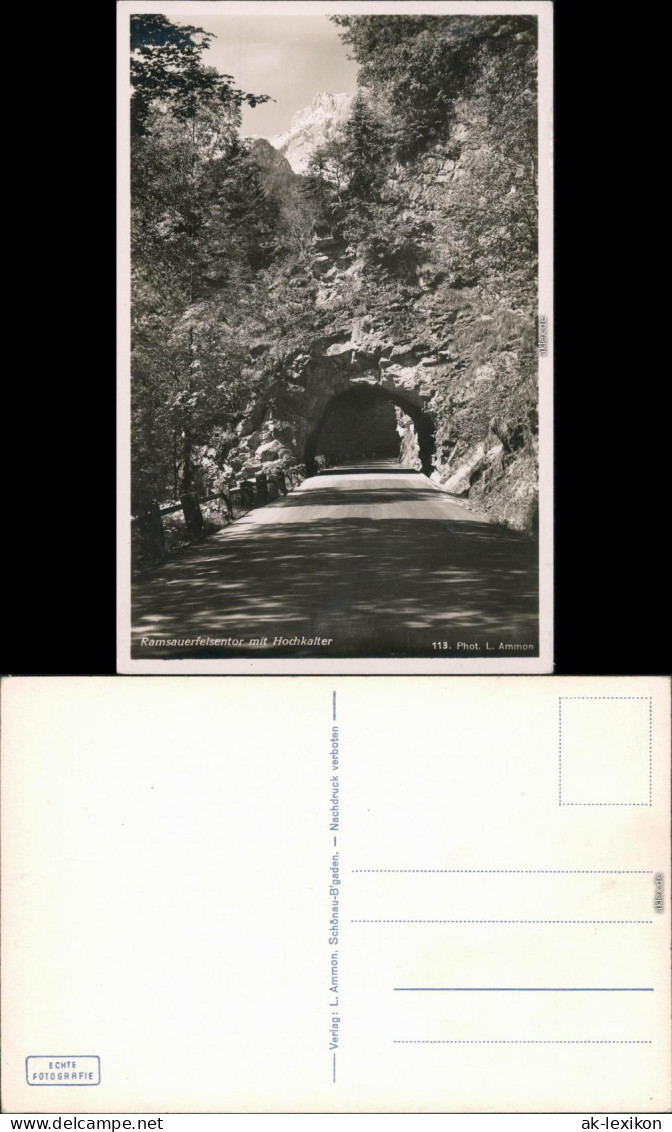Berchtesgaden Hochkalter (Berg, Berchtesgaden) - Ramsauerfelsentor 1934