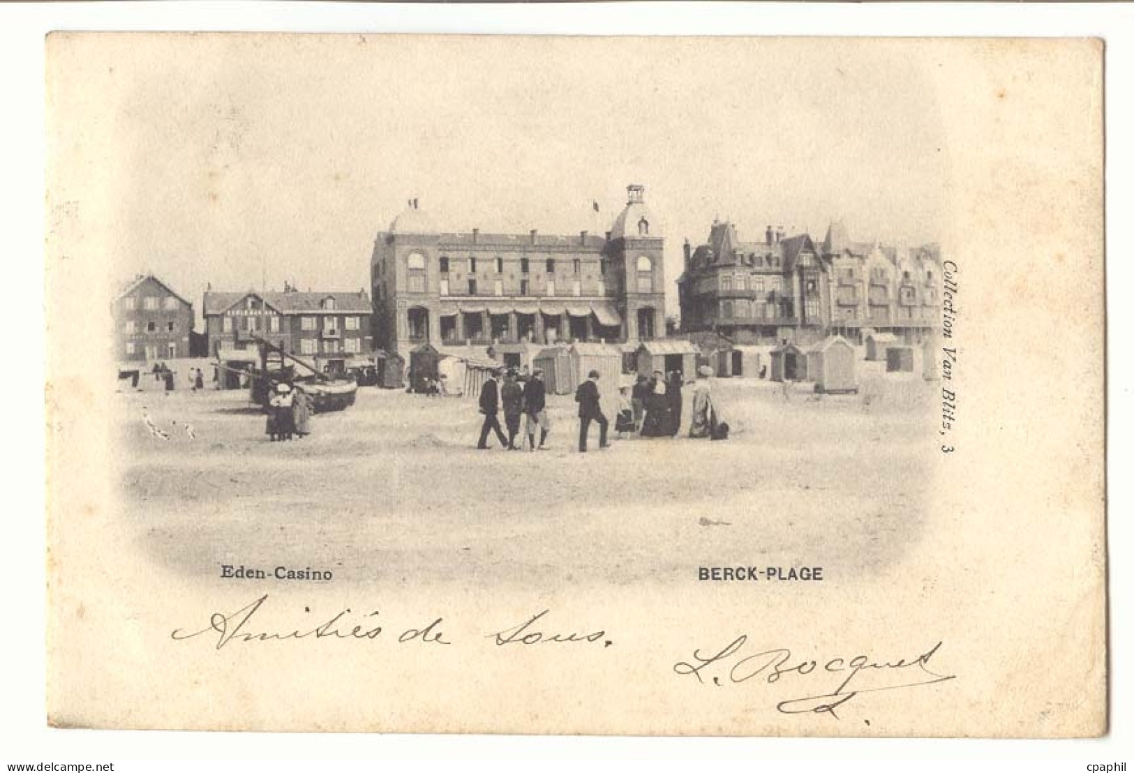 Berck plage CPA