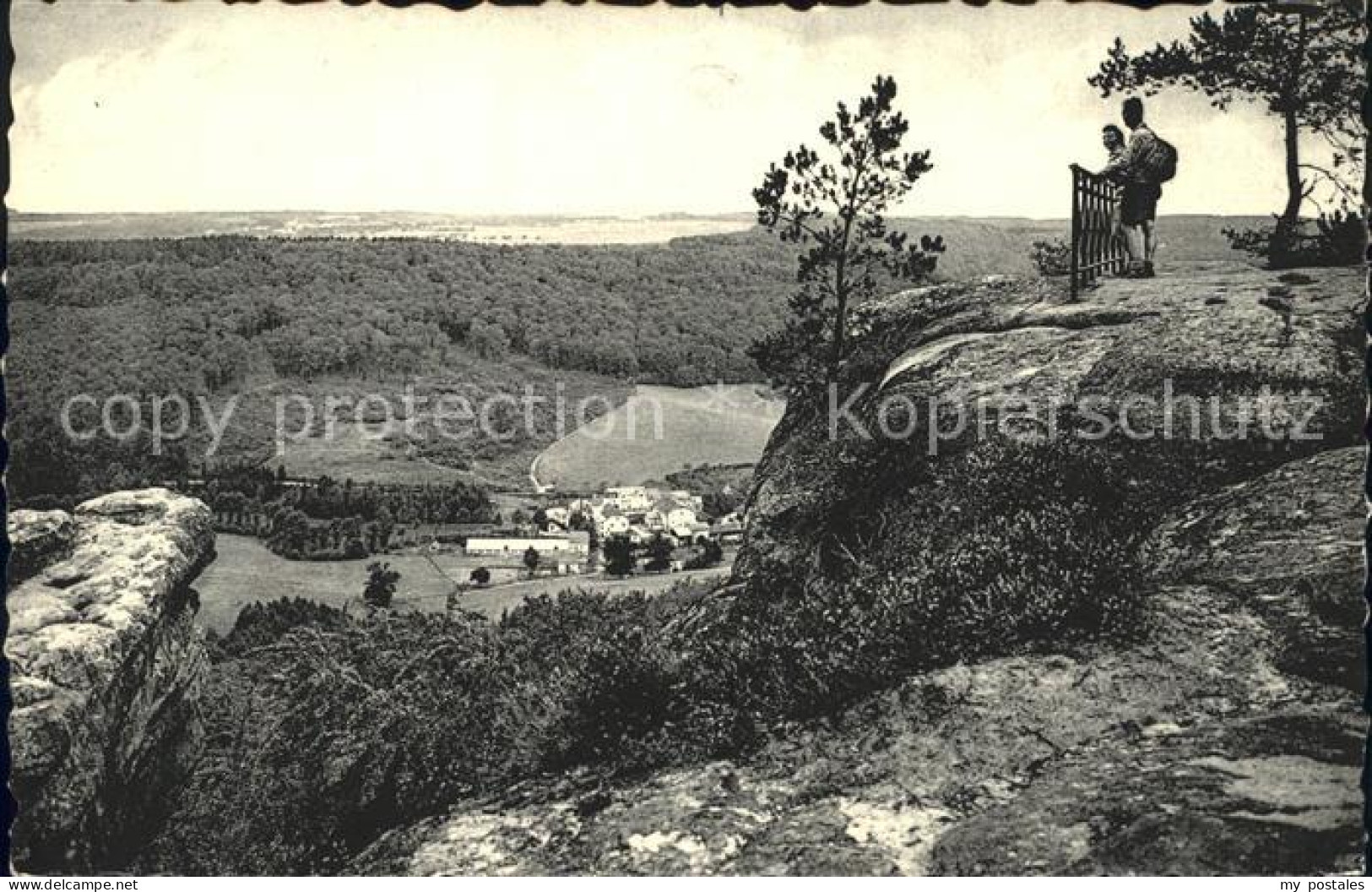 Berdorf Echternach Panorama pris de Ile du Diable