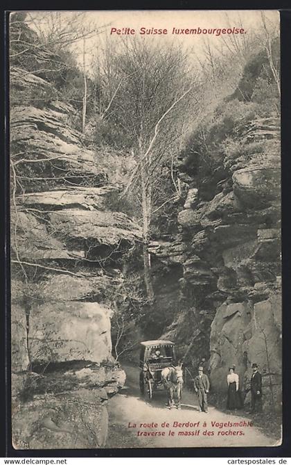 AK Berdorf, La route de Berdorf à Vogelsmühle