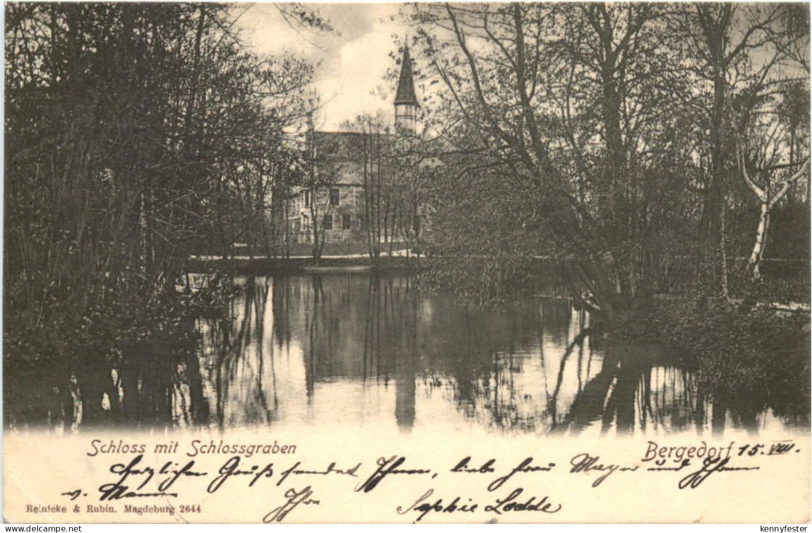 Bergedorf - Schloss mit Schlossgraben