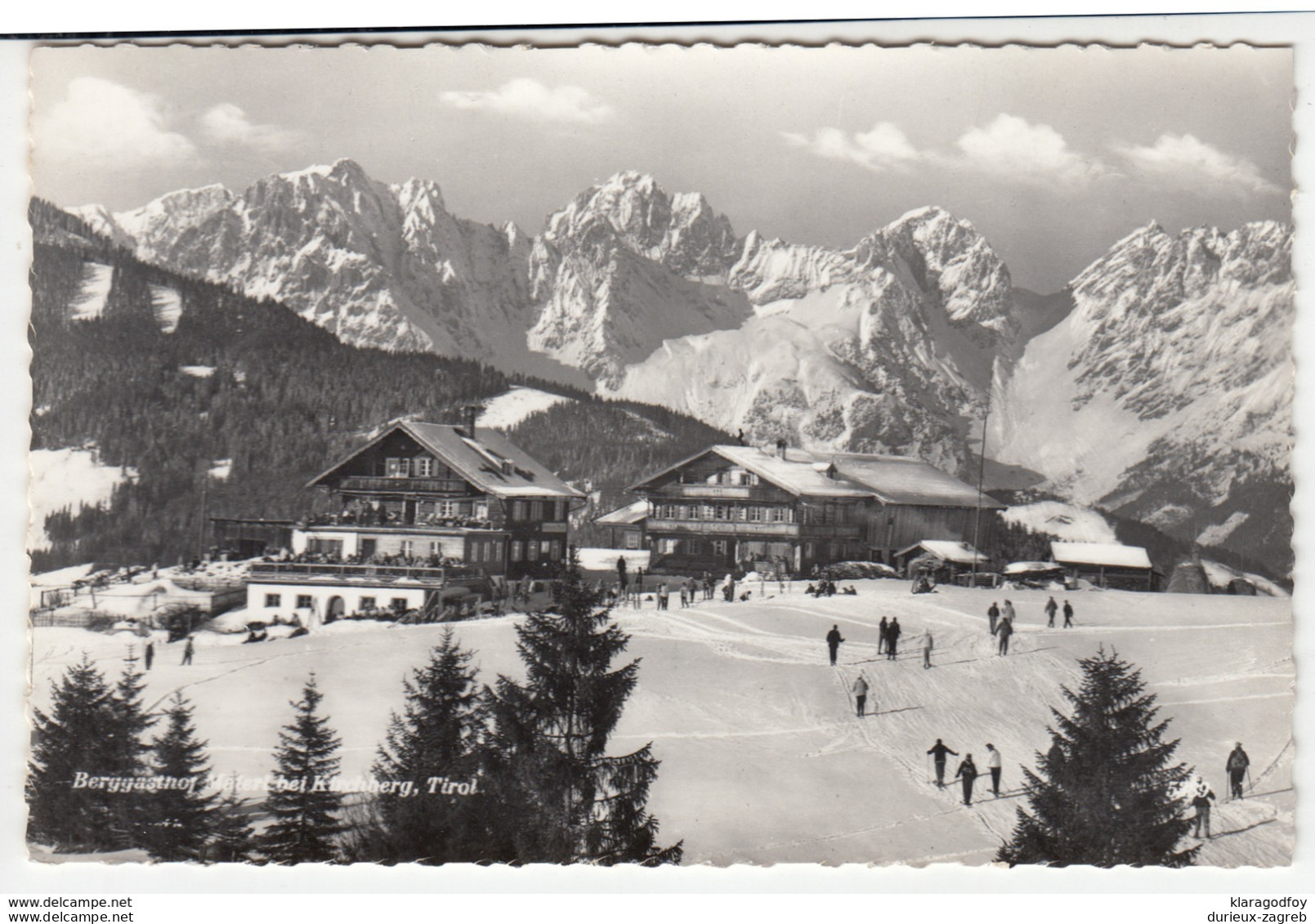 Berggasthof Maierl bei Kirchberg old (photo)postcard unused b170801