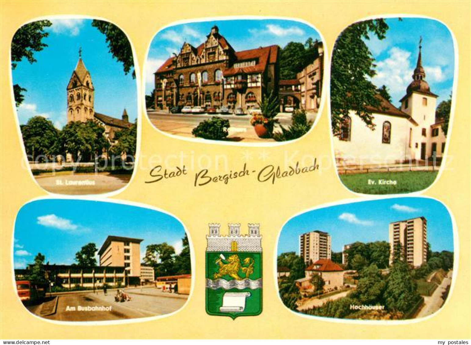 Bergisch Gladbach Evangelische Kirche Busbahnhof Rathaus