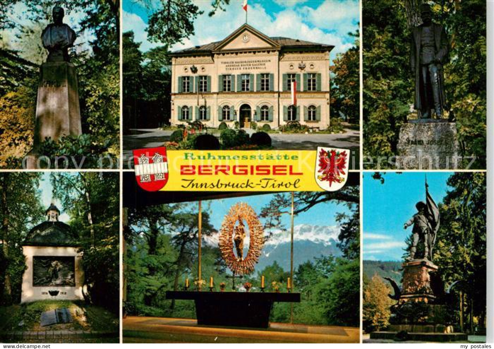 Bergisel Ruhmesstaette Denkmaeler Statuen Museum Altar