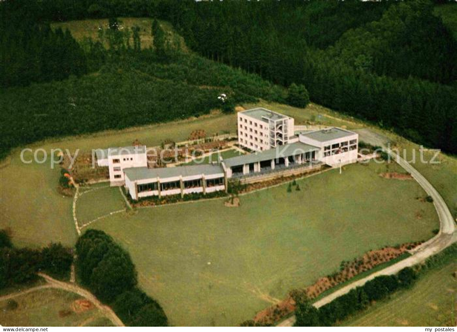 Bergneustadt Fliegeraufnahme Sanatorium