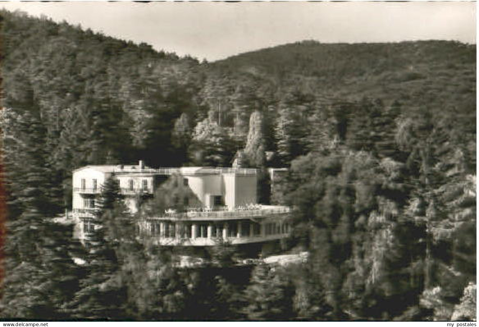 Bergzabern Bad Bergzabern Hotel ungelaufen ca. 1955