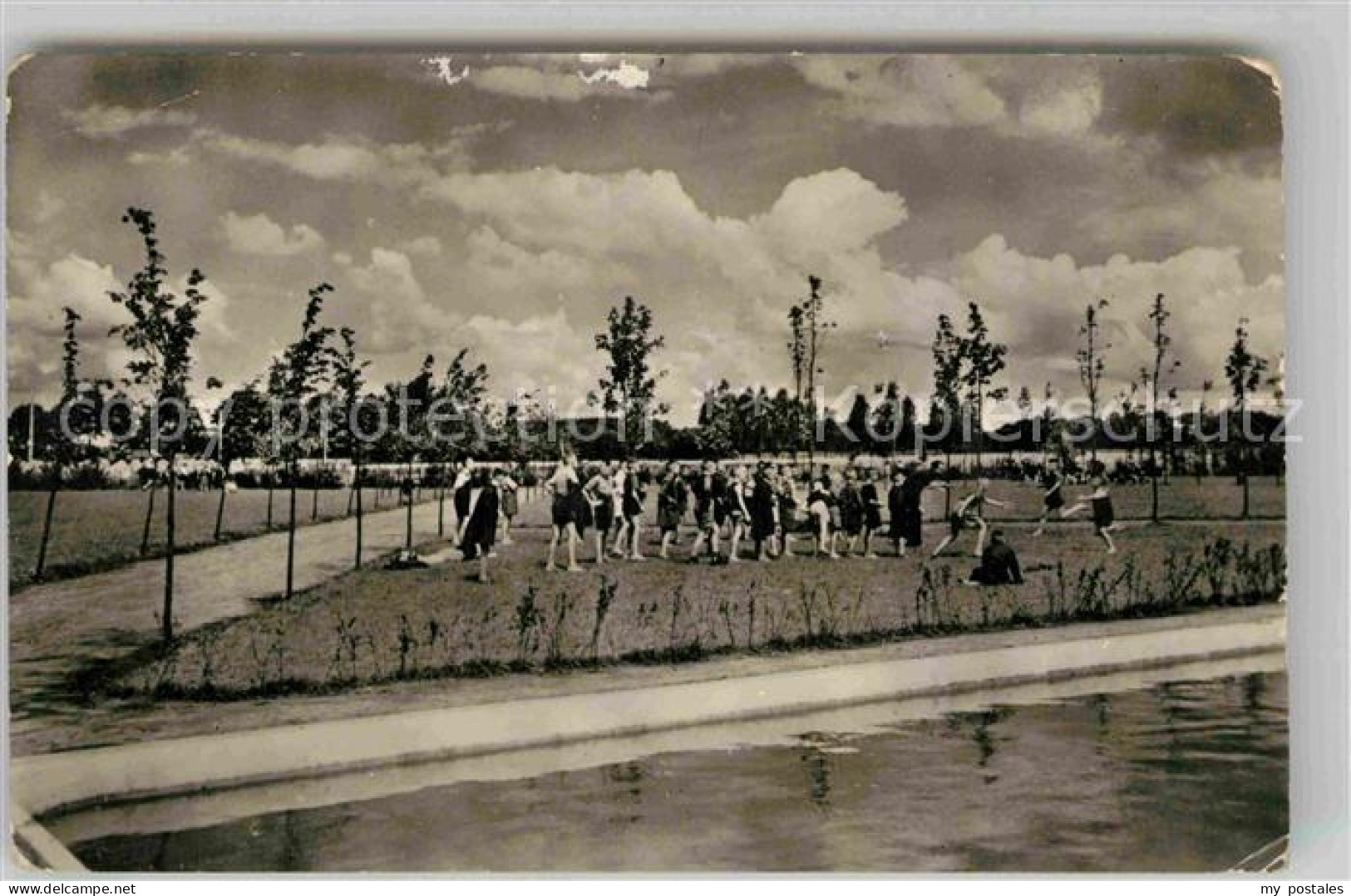 Berlaar Schulklasse beim Sport