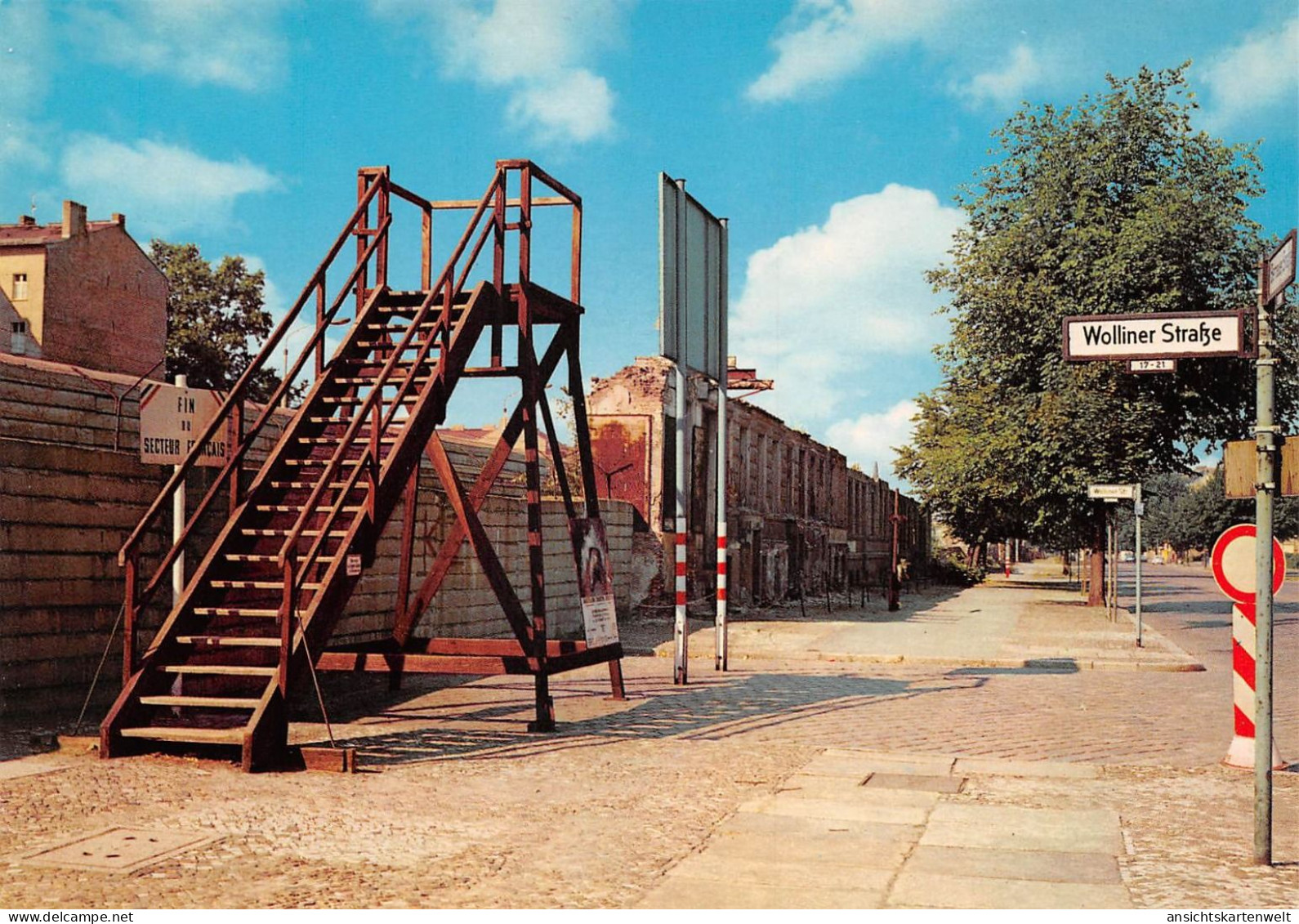 Berlin Berliner Mauer Bernauer Straße ngl #186.166