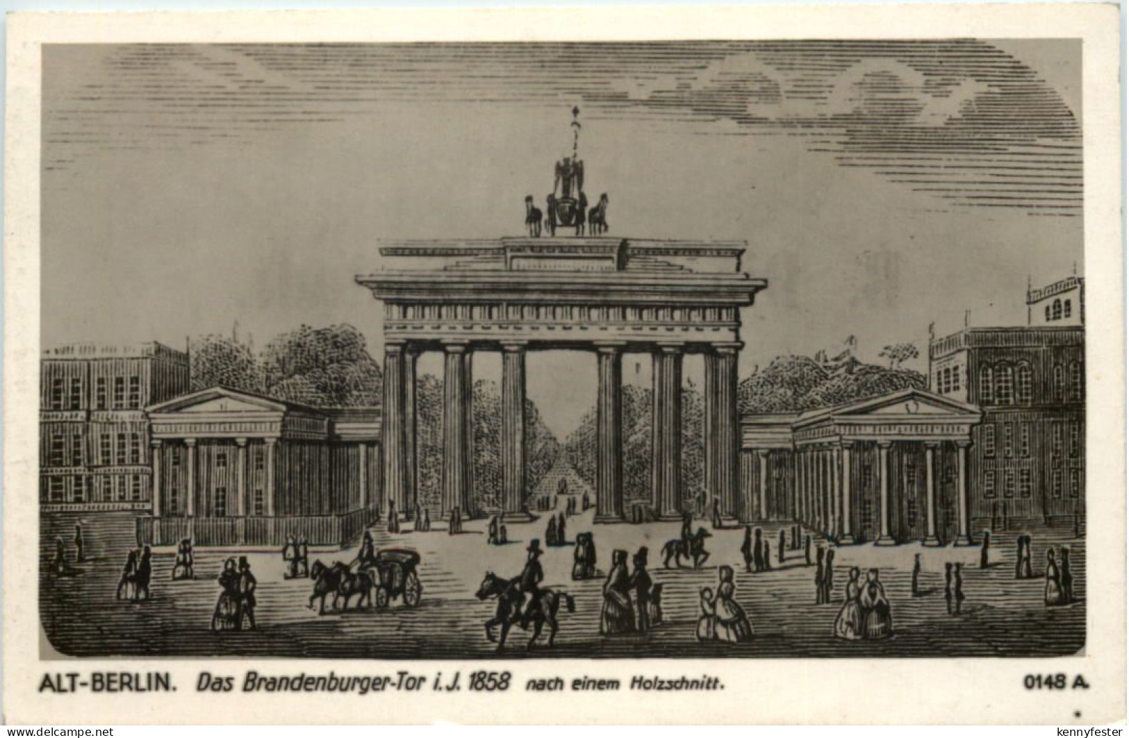 Berlin - Brandenburger Tor 1858