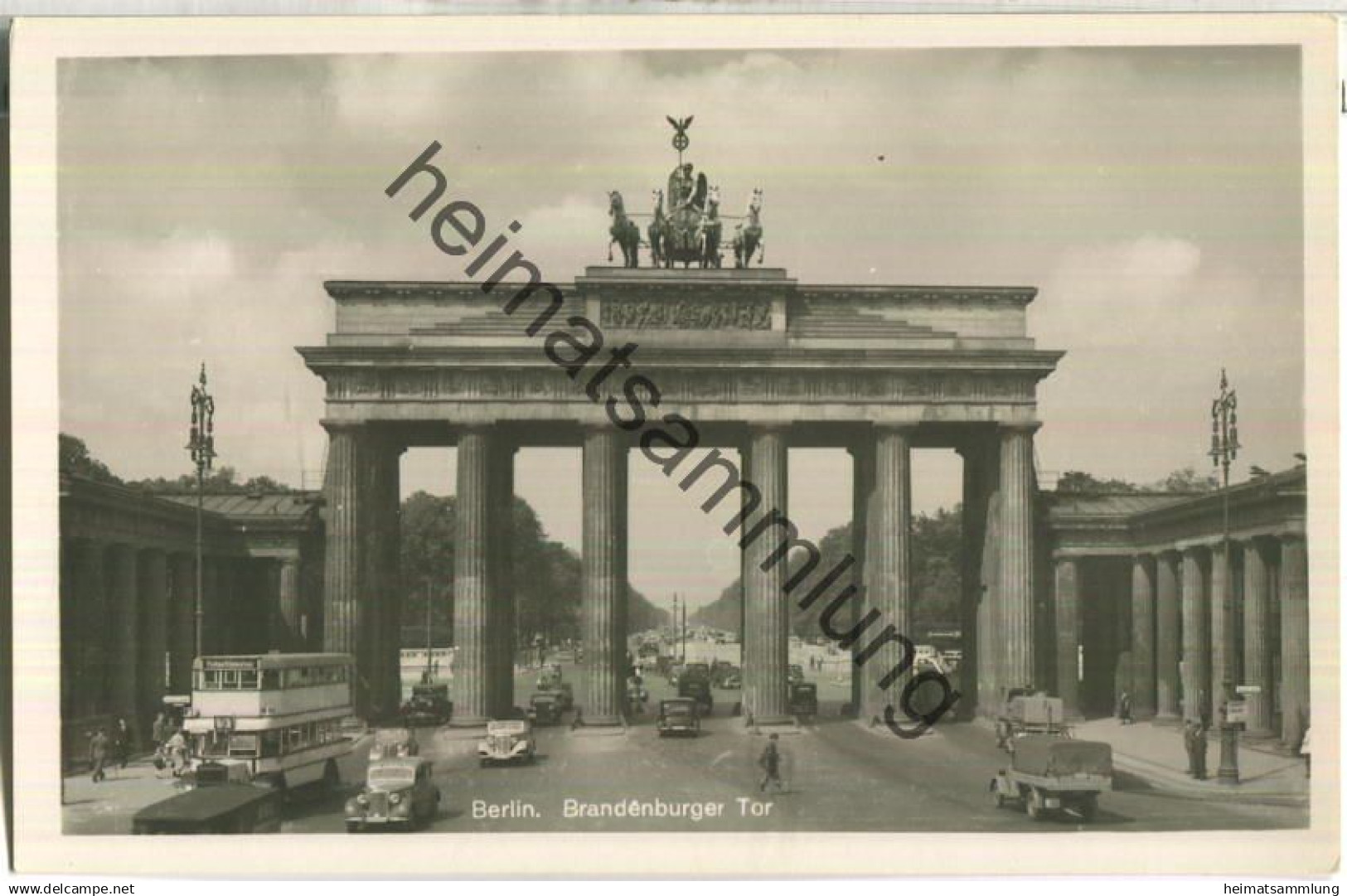 Berlin - Brandenburger Tor - Foto-Ansichtskarte
