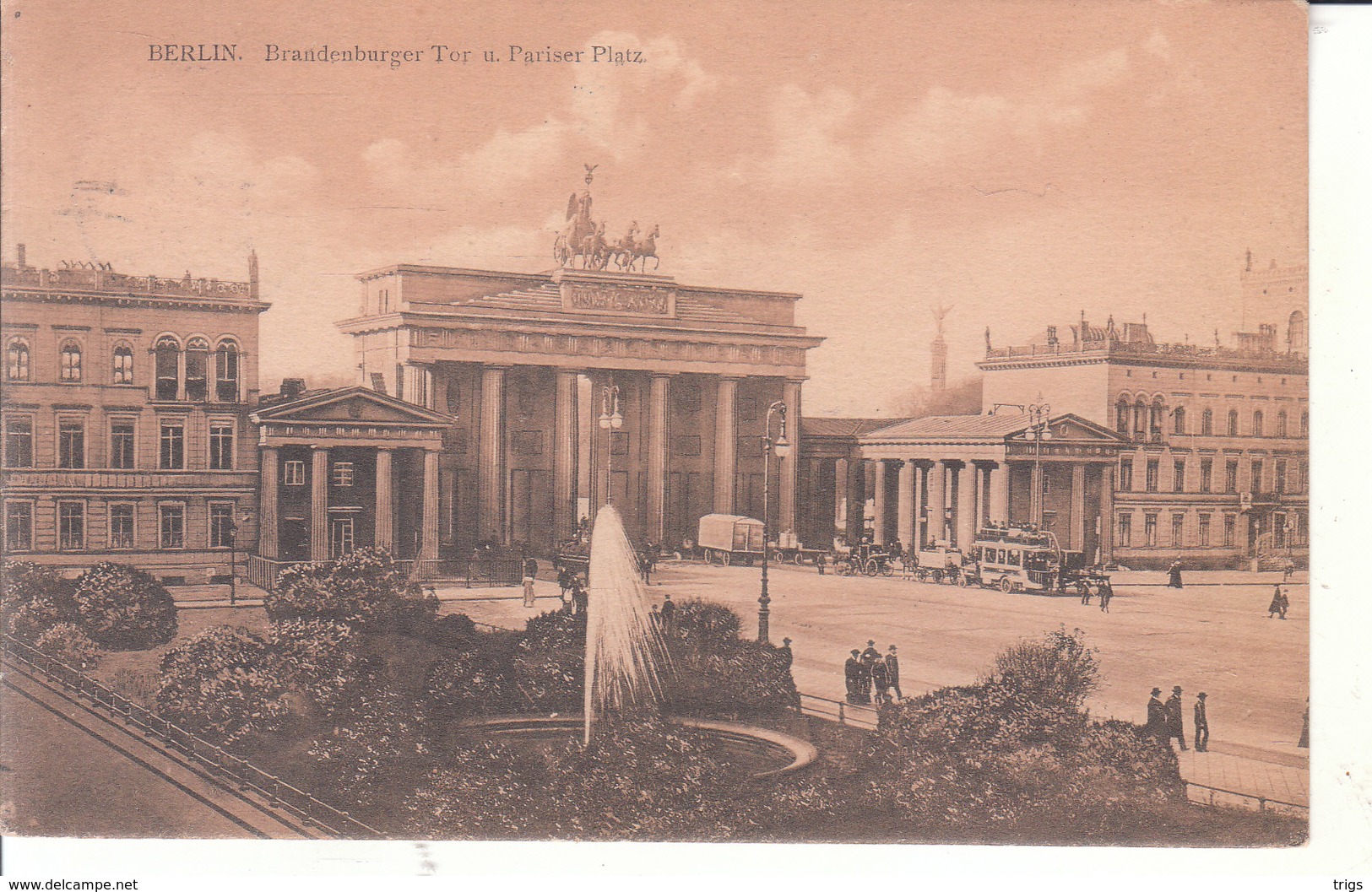 Berlin - Brandenburger Tor u. Pariser Platz