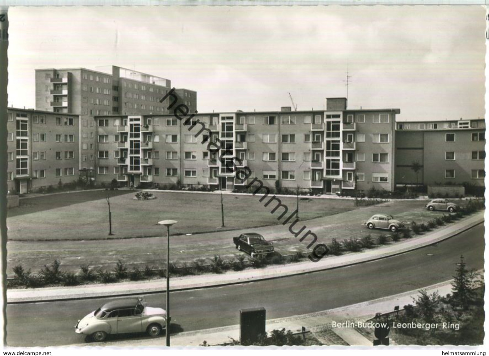 Berlin - Buckow - Leonberger Ring - Foto-Ansichtskarte - Verlag Gutschmidt Berlin-Buckow