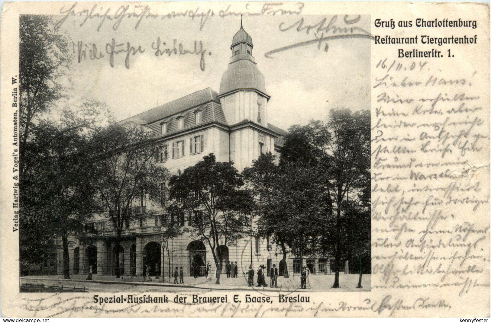 Berlin-Charlottenburg - Restaurant Tiergartenhof