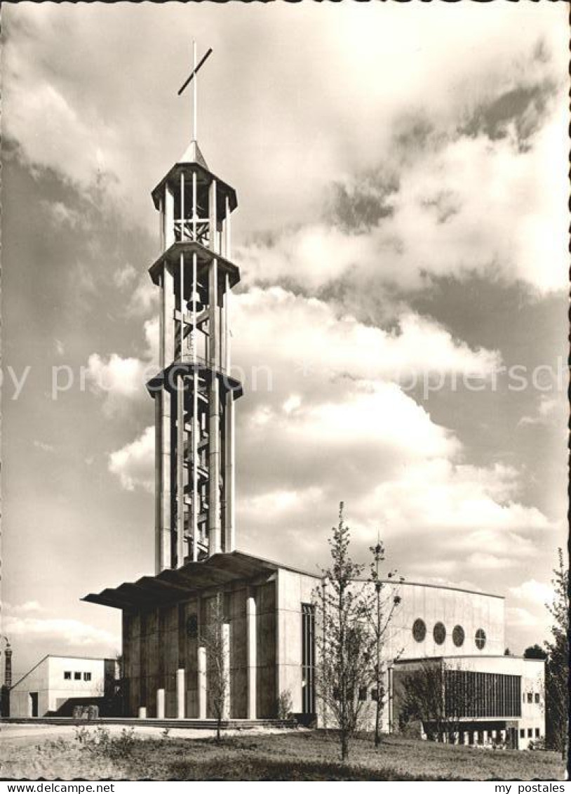 BERLIN  CITY Hansaviertel Kaiser Friedrich Gedaechtniskirche Architekt L. Lemmer