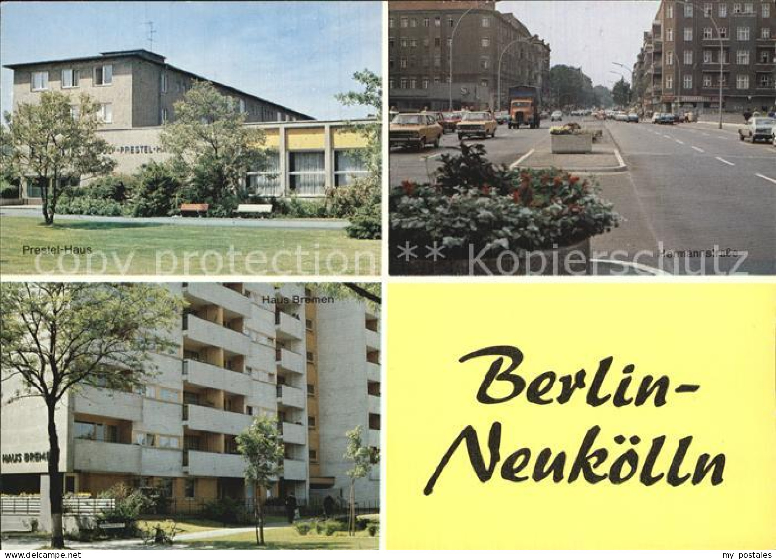 BERLIN  CITY Neukoelln Prestelhaus Hermannstrasse Haus Bremen