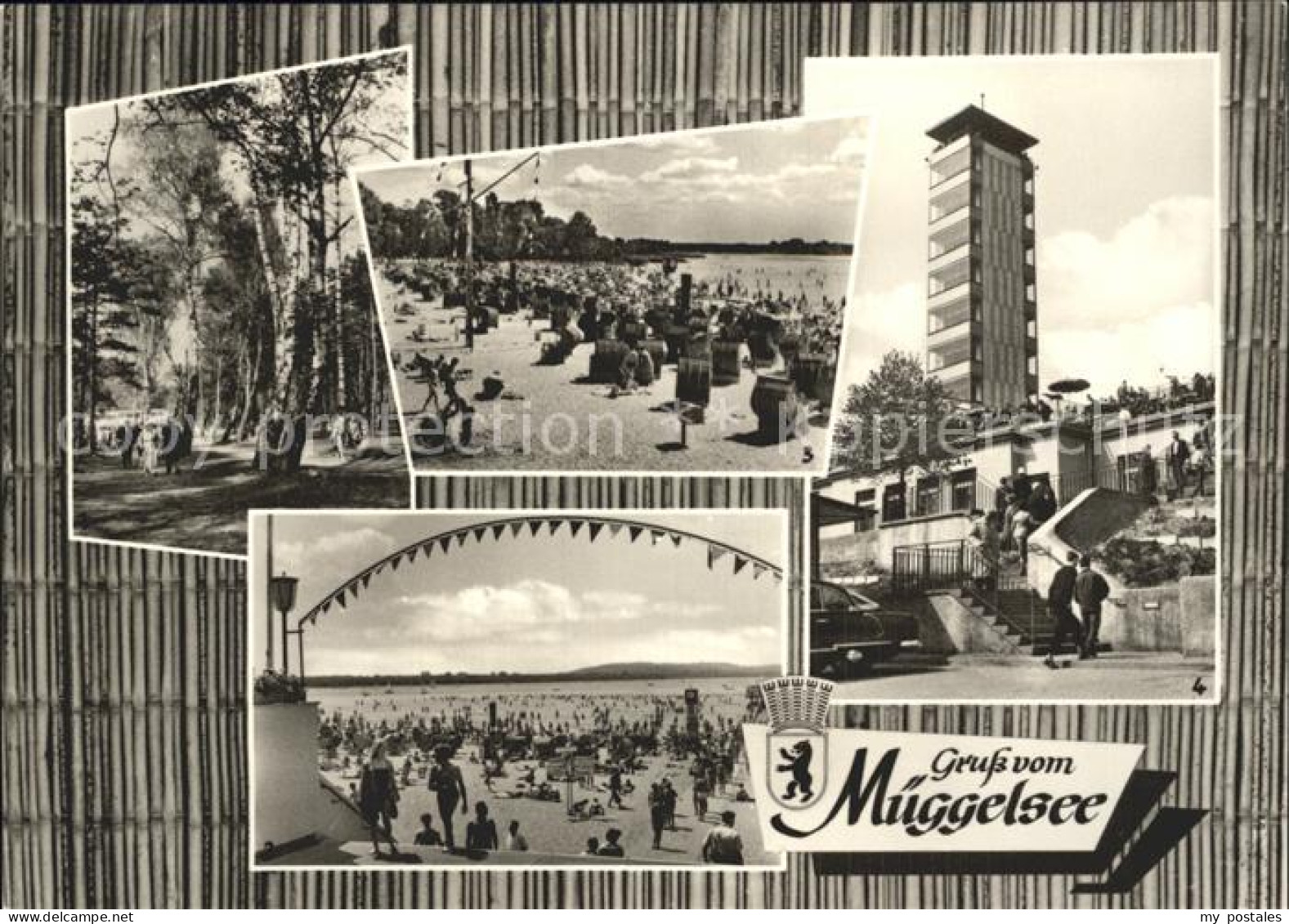 BERLIN  CITY Waldpromenade Mueggelturm Strandbad Mueggelsee