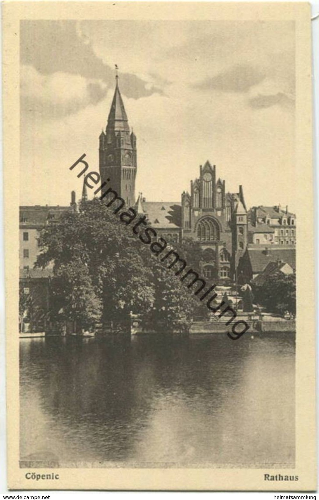 Berlin - Cöpenick - Köpenick - Rathaus 30er Jahre - Verlag J. Goldiner Berlin