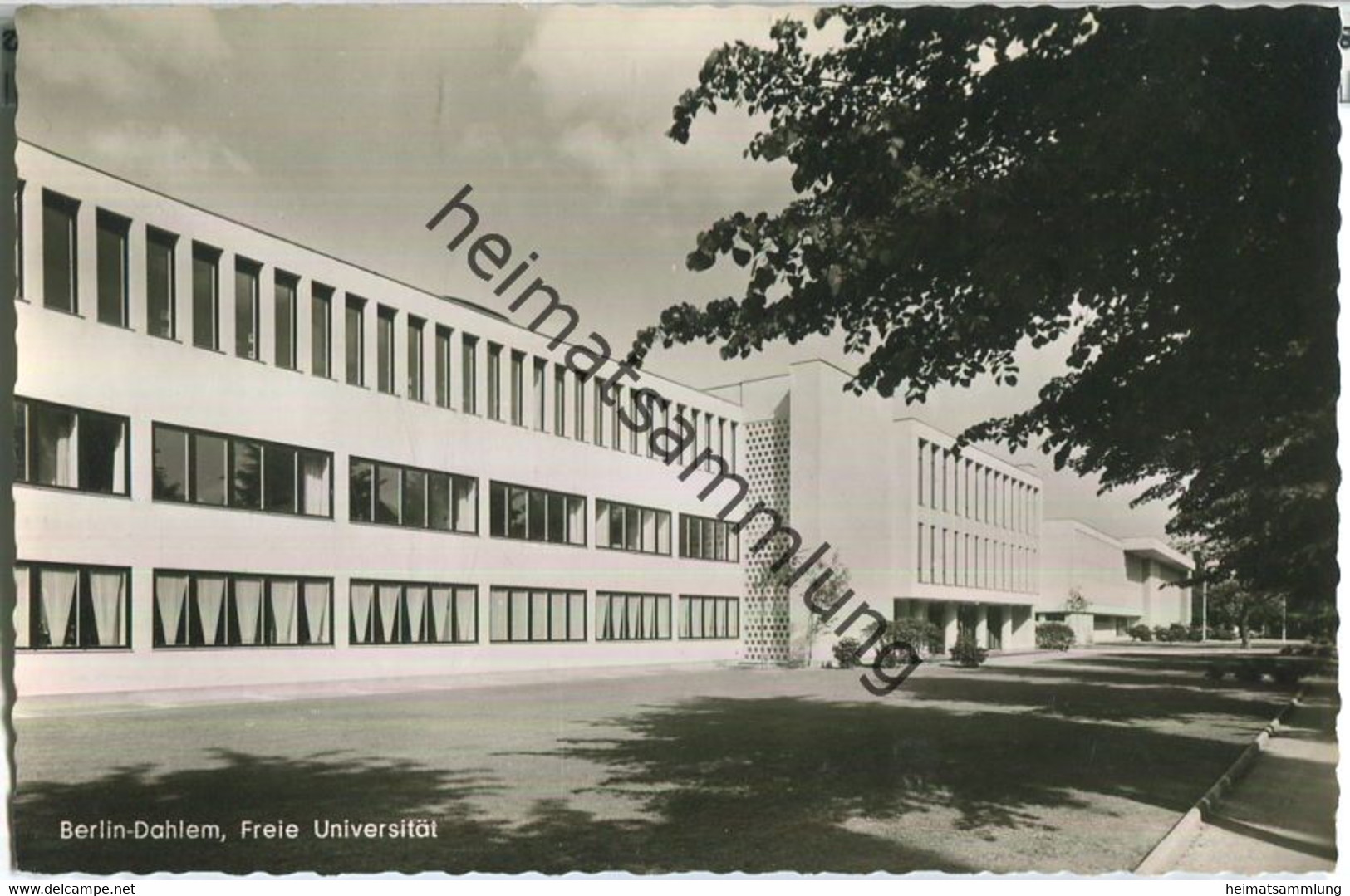 Berlin - Dahlem - Freie Universität - Foto-Ansichtskarte - Verlag Kunst und Bild Berlin