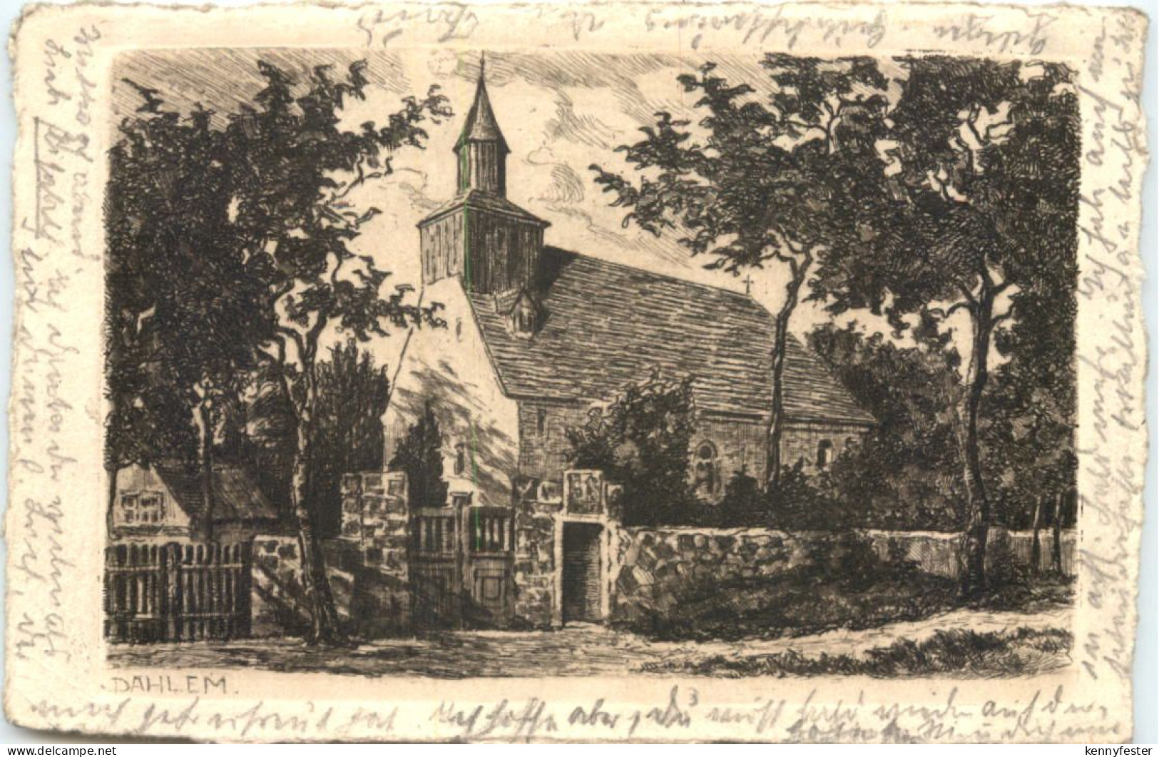 Berlin - Dahlem - Radierung