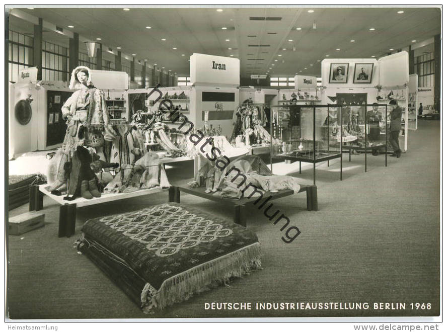 Berlin - Deutsche Industrie-Ausstellung 1968 - Iran - Foto-Ansichtskarte