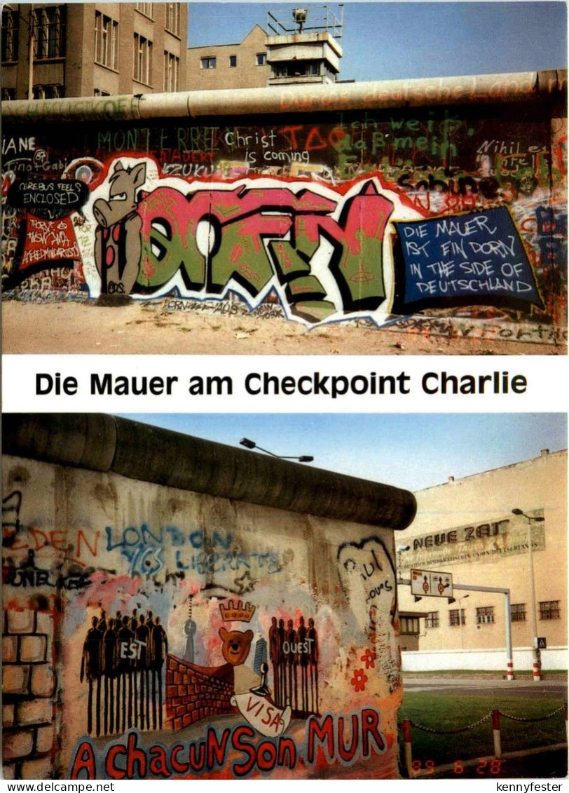Berlin - Die Mauer am Checkpoint charlie