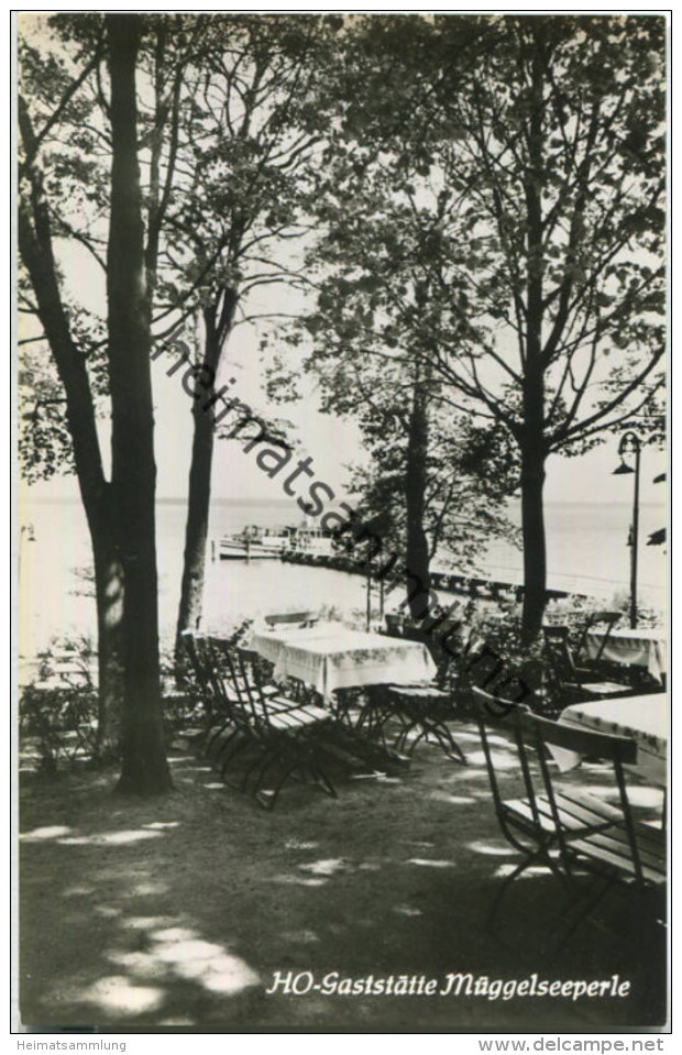 Berlin - Köpenick - HO-Gaststätte Müggelseeperle - Foto-Ansichtskarte