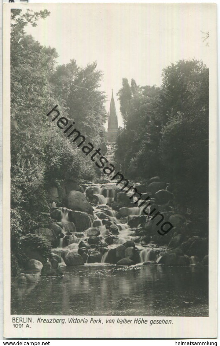 Berlin-Kreuzberg - Victoria-Park - Wasserfall - Verlag Ludwig Walter Berlin