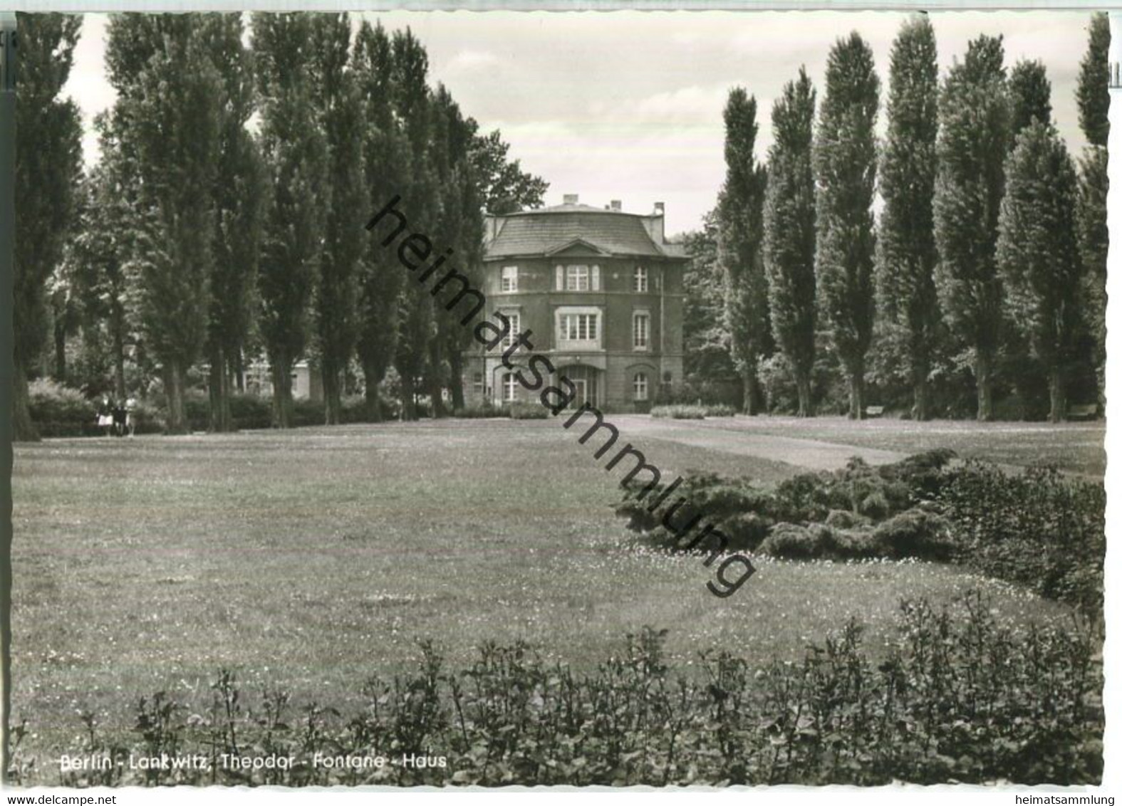 Berlin-Lankwitz - Theodor Fontane-Haus - Foto-Ansichtskarte - Verlag Kl.-P. Heyn Berlin
