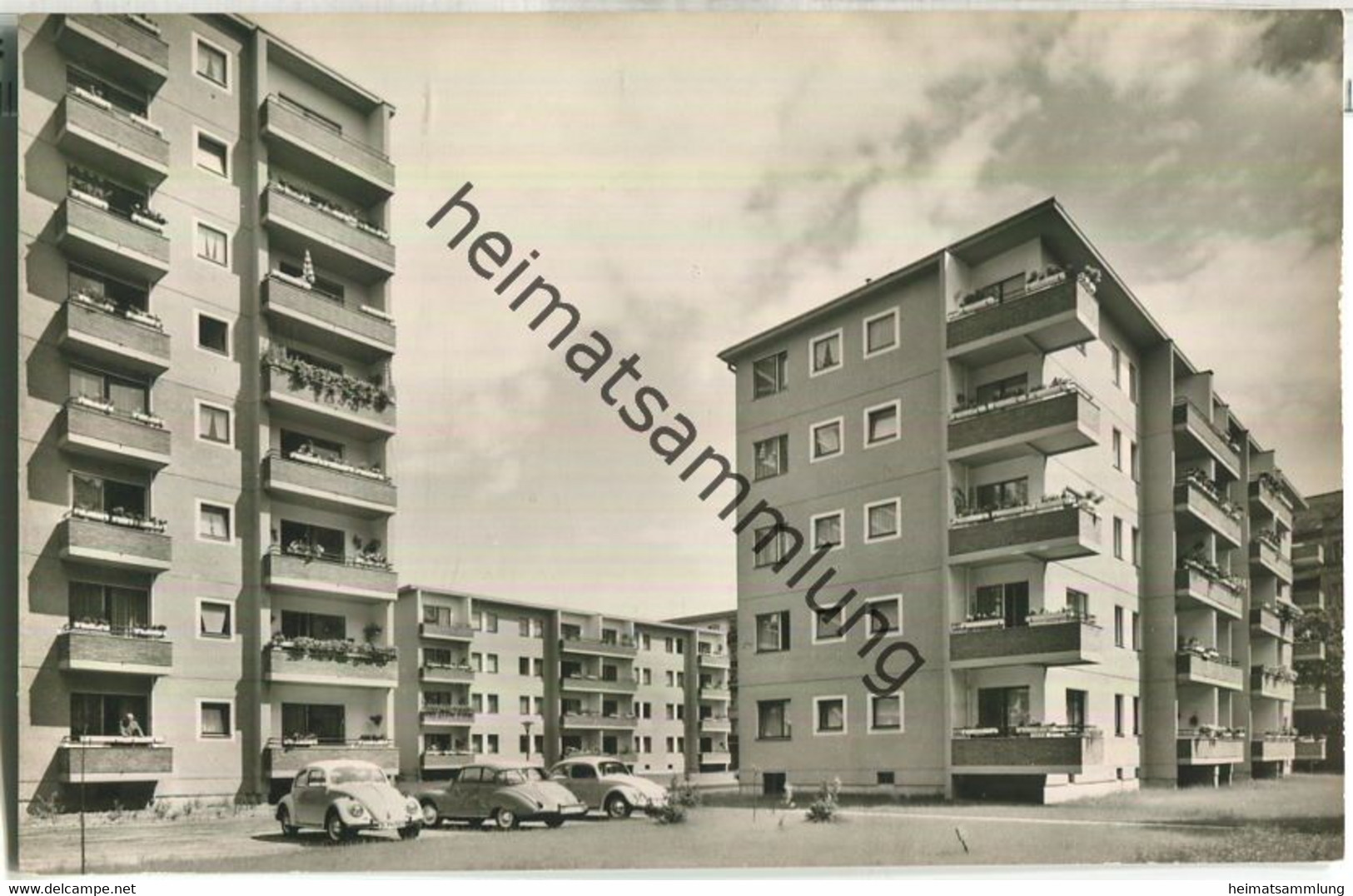 Berlin - Neukölln - Weserstrasse - VW - Foto-Ansichtskarte - Verlag Werner Obigt Berlin-Friedenau