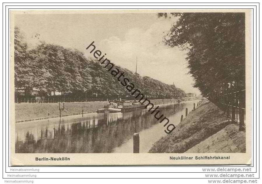 Berlin - Neuköllner Schiffahrtskanal 1929