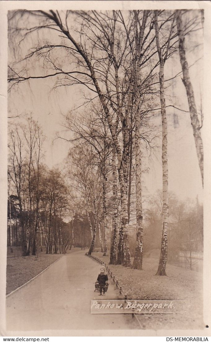 BERLIN Pankow - Burgerpark 1943