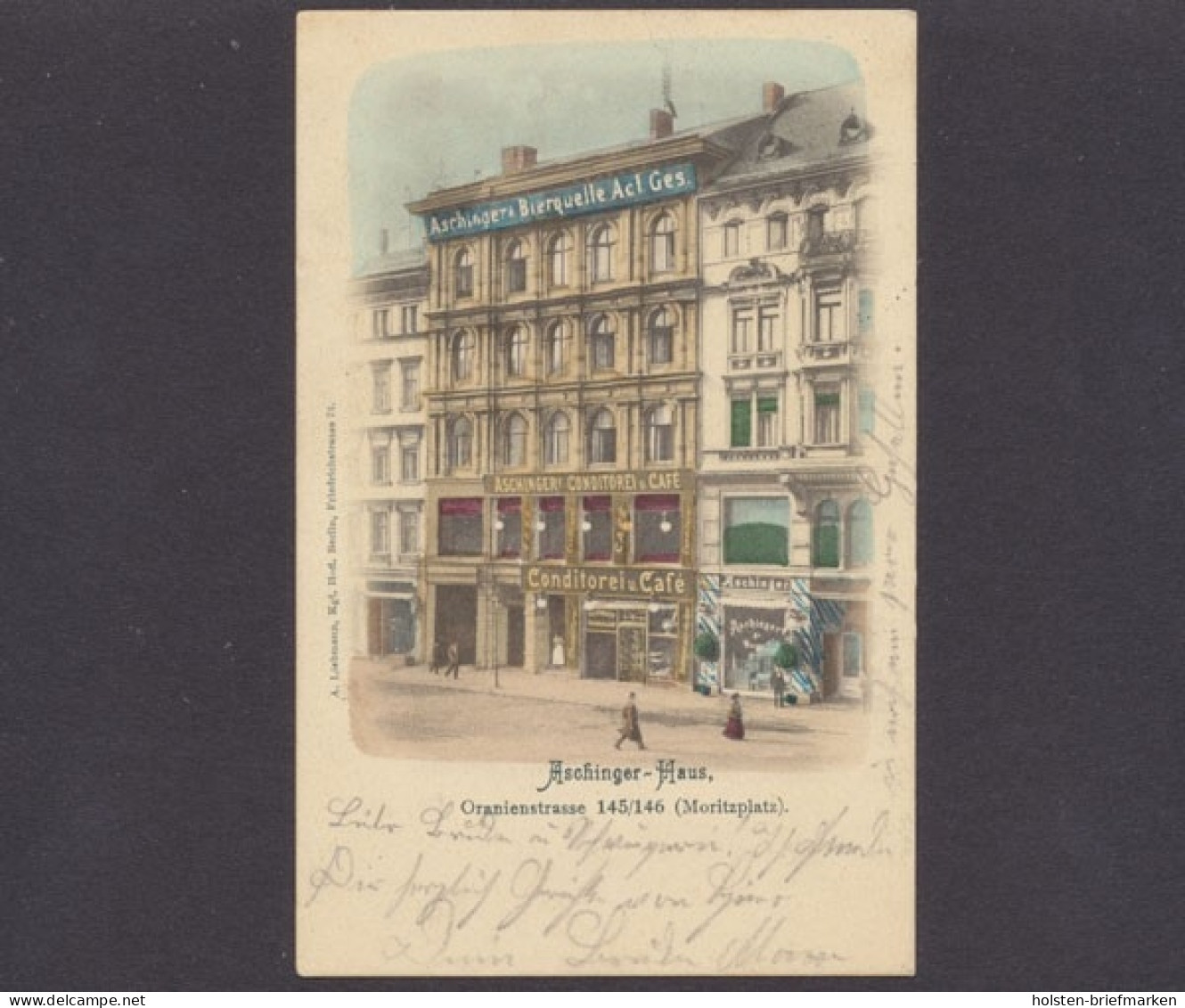 Berlin - Rixdorf, Aschinger - Haus, Oranienstrasse 145/146 (Moritzplatz)