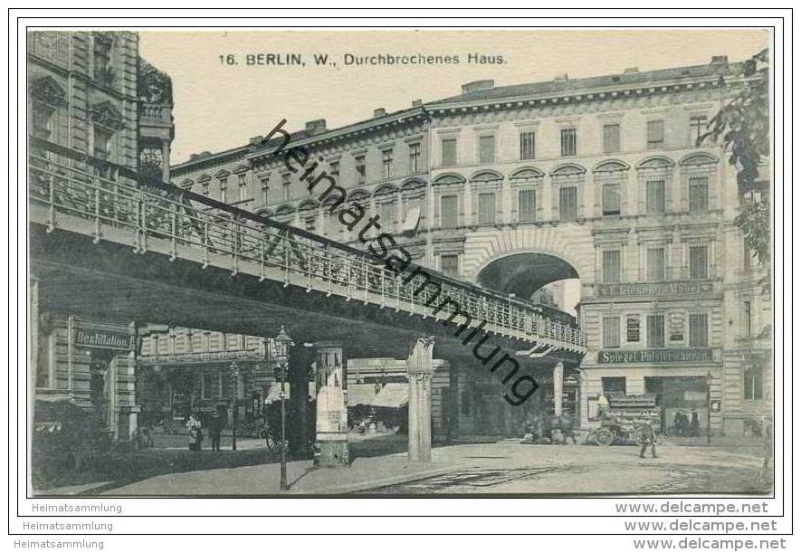 Berlin-Schöneberg - Durchbrochenes Haus ca. 1910