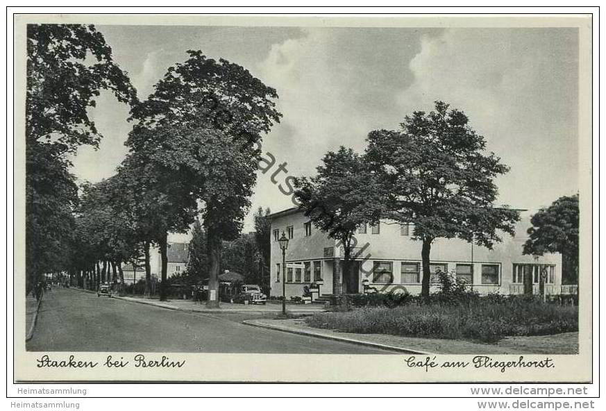 Berlin Staaken - Café am Fliegerhorst - Verlag Georg Klemm Berlin 40er Jahre