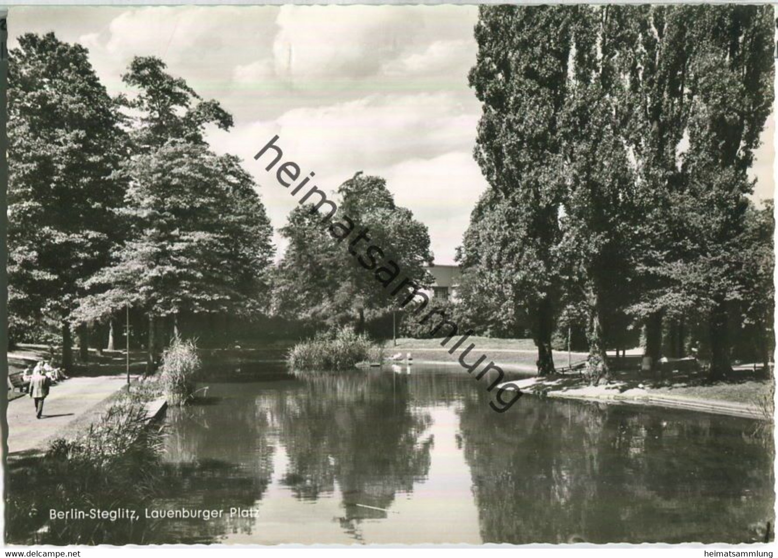 Berlin-Steglitz - Lauenburger Platz - Foto-Ansichtskarte - Verlag Kunst und Bild Berlin