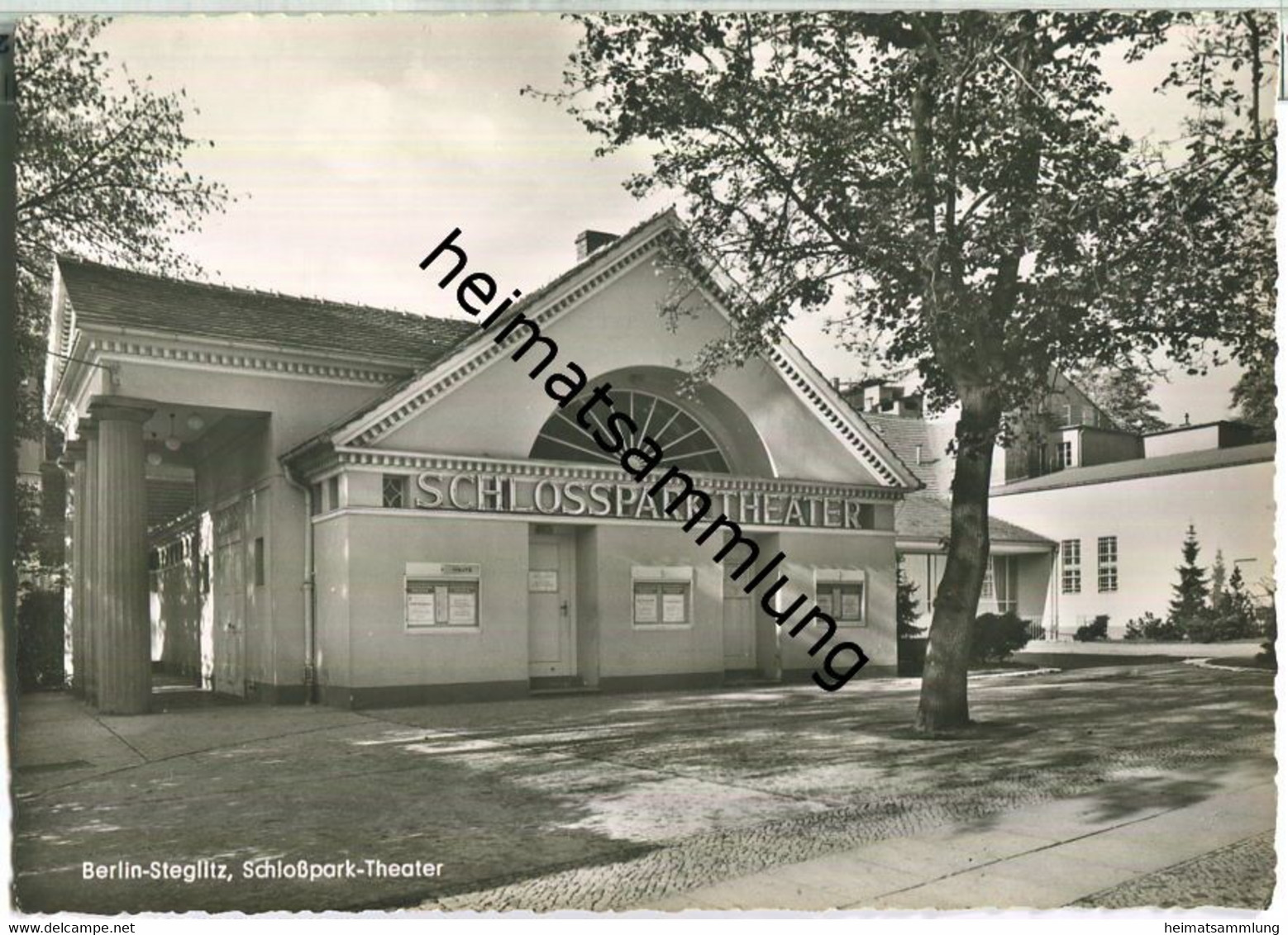 Berlin - Steglitz - Schlosspark-Theater - Foto-Ansichtskarte - Verlag Kunst und Bild Berlin