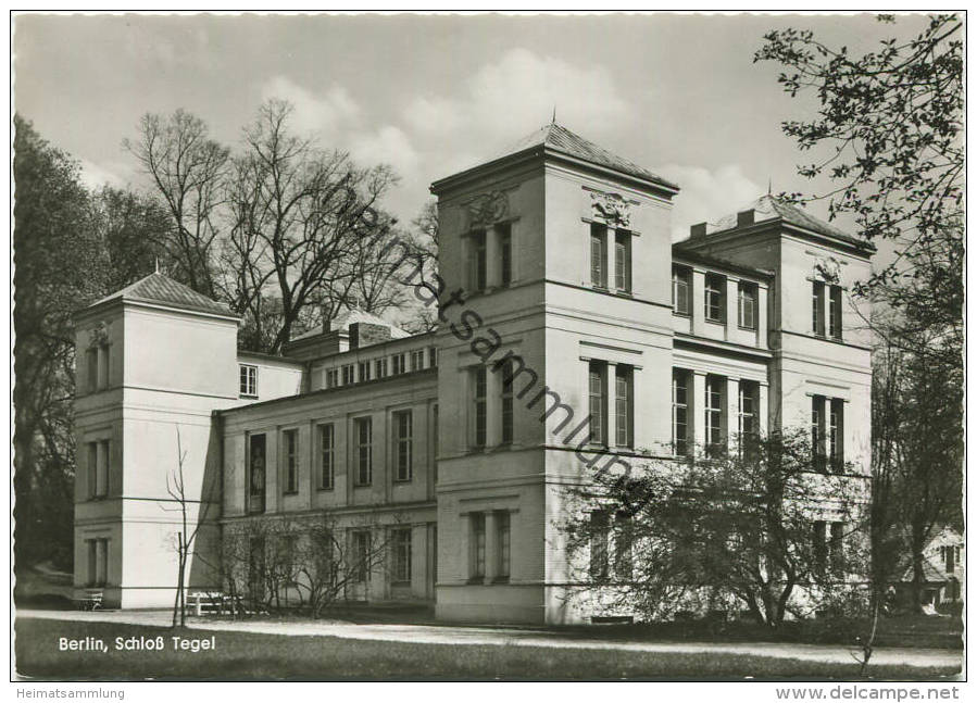 Berlin-Tegel - Schloss Tegel - Foto-AK Grossformat - Verlag Kunst und Bild Berlin