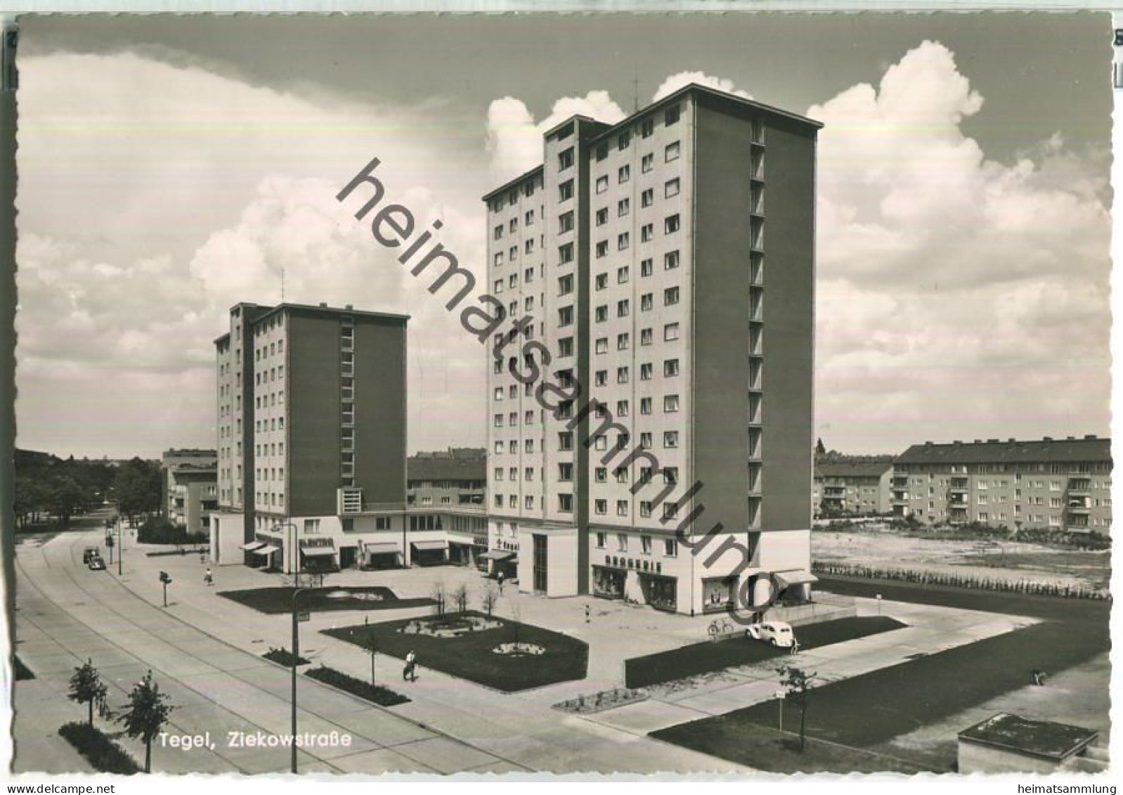Berlin - Tegel - Ziekowstrasse - Foto-Ansichtskarte - Verlag Kunst und Bild Berlin