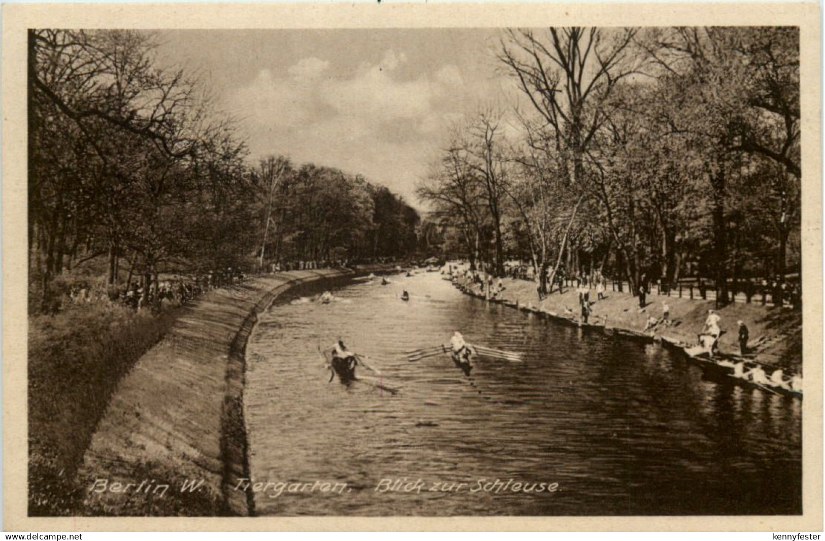 Berlin, Tiergarten, Blick zur Schleuse
