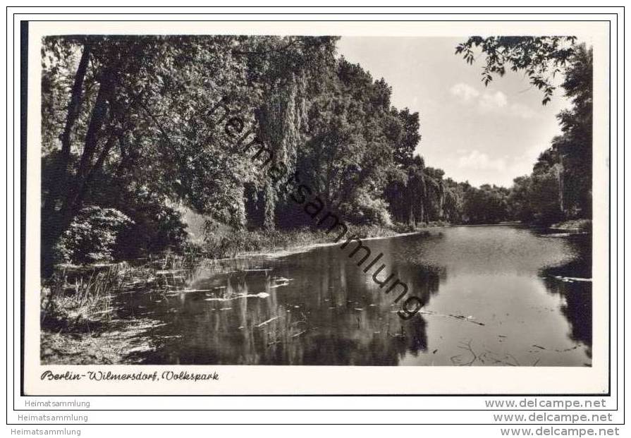 Berlin-Wilmersdorf - Volkspark - Foto-AK 50er Jahre