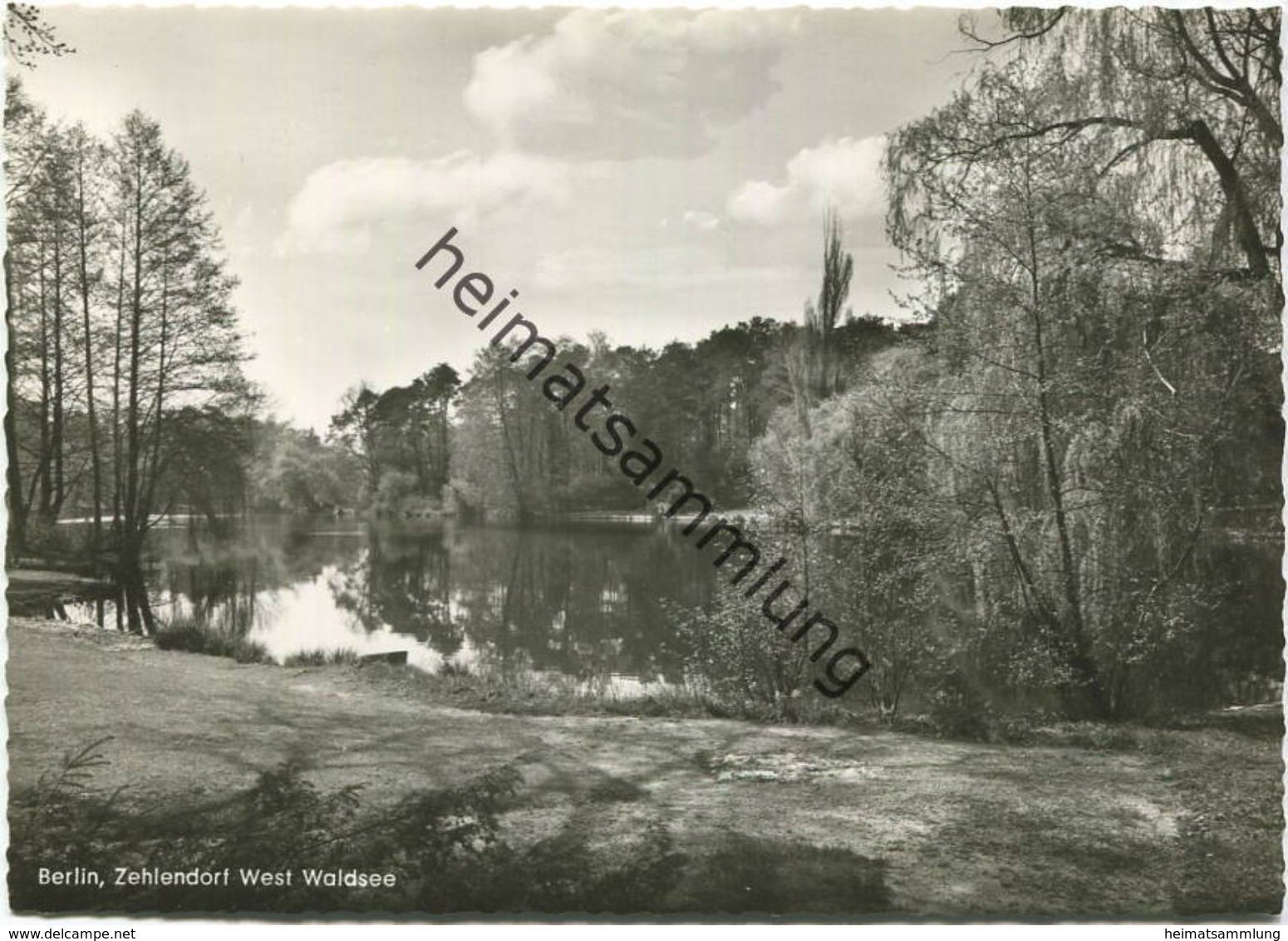 Berlin Zehlendorf West - Waldsee - Foto-AK Grossformat - Verlag Kunst und Bild Berlin