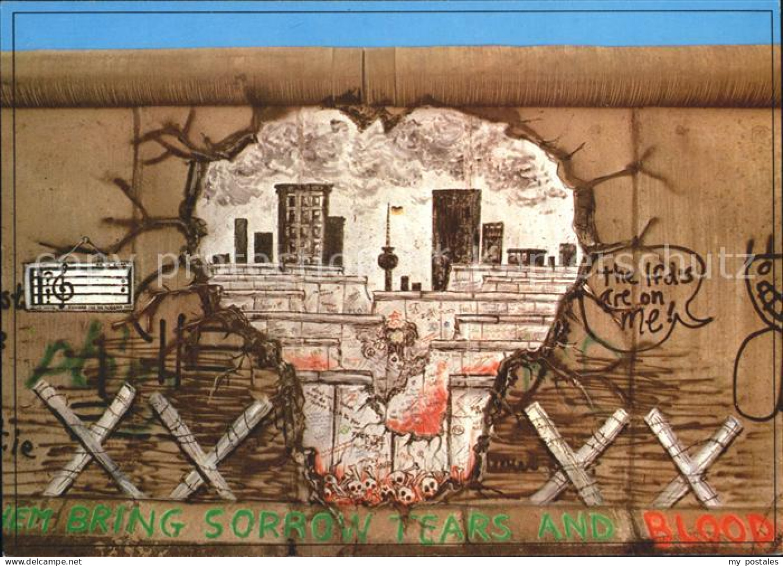 Berliner Mauer Berlin Wall Graffity Kochstrasse