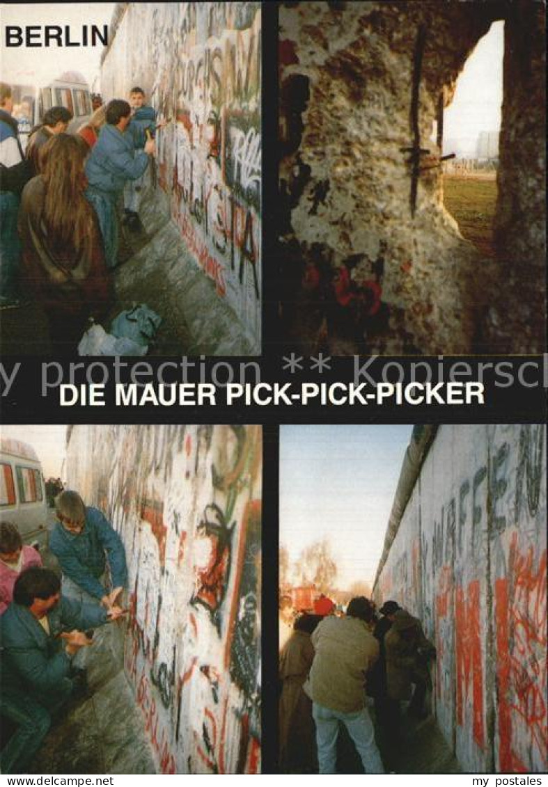 Berliner Mauer Berlin Wall Mauer Pick-Pick-Picker